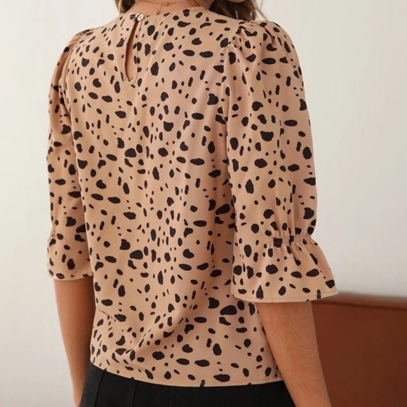 Boho Dalmatian print top - Picture 4 of 5